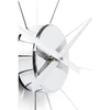 Image de Horloge murale Umbrella chrome et noire Kare Design