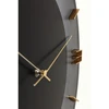 Image de Horloge murale Leonardo noire Kare Design
