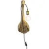 Image de Applique murale Kare Design "Reiher", résine, couleur or, hauteur 57 cm