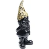 Image de Déco nain debout fleurs 30cm noir Kare Design