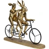 Image de Déco tandem lapins dorés Kare Design