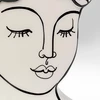 Image de Vase Favola femme buste blanc et noir Kare Design