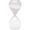 Image de Sablier Timer 17cm transparent et blanc Kare Design