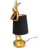 Image de Lampe Animal lapin 50cm dorée et noire Kare Design