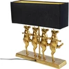Image de Lampe vaches cancan dorées Kare Design