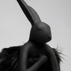 Image de Lampe Animal lapin Fluff 50cm noir Kare Design