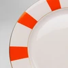 Image de Assiettes Harlequin 27cm oranges set de 6 Kare Design