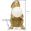 Image de Lampe lapin assis doré Kare Design