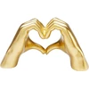 Image de Déco mains coeur dorée 24cm Kare Design