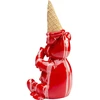 Image de Déco ours assis glace rouge Kare Design