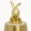 Image de Lampe Animal lapin LED 29cm dorée Kare Design