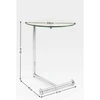 Image de Table d'appoint Easy Living chromée Kare Design
