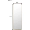Image de Miroir Simply 200x70cm laiton Kare Design