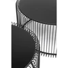 Image de Tables basses rondes Wire set de 2 noires Kare Design