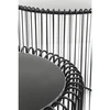 Image de Tables d'appoint rondes Wire noires set de 2 Kare Design