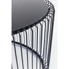 Image de Table basse ovale Wire 60x90cm noire Kare Design