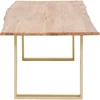Image de Table Harmony 160x80cm acacia laiton Kare Design
