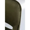 Image de Chaise avec accoudoirs San Francisco velours vert foncé Kare Design