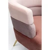 Image de Fauteuil Sandwich velours rose Kare Design