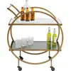 Image de KARE Design, modèle Loft, forme ronde, transparent, blanc, verre, métal, 740 mm, 395 mm