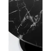 Image de Table Solo 110cm effet marbre noir Kare Design