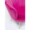 Image de Fauteuil Water Lily velours fuchsia Kare Design