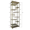 Image de Étagère Loft 195x60cm dorée Kare Design