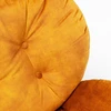 Image de Fauteuil pivotant Cosy velours ocre Kare Design