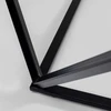 Image de Table basse Cristallo 80x80cm noire Kare Design
