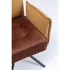 Image de Chaise avec accoudoirs Chelsea marron Kare Design