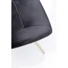 Image de Chaise Viva velours noir et or Kare Design