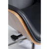 Image de Chaise de bureau pivotante Rouven haute noire Kare Design