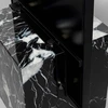 Image de Miroir sur pied Hulda 180x46cm noir Kare Design