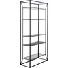 Image de Étagère Corinne 200x90cm noire Kare Design