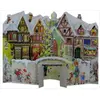 Image de Calendrier de l'Avent : ville avec remparts, décor hivernal, 35 x 26,5 cm