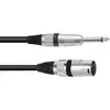 Image de 3022519b Xlr Câble Adaptateur [1x Xlr Mâle 3 Pôles - 1x Jack Mâle 6,3 Mm (mono)] 2.00 M Noir - Omnitronic