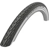 Image de 2 pneus Schwalbe Road Cruiser 42-622, noir et blanc, à tringle, avec protection K-Guard, dimensions 28x1,60