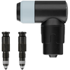 Image de Kit Conversion Valve Tubeless Vélo Avec Tête De Pompe - Compatible Clik Valve - Schwalbe