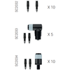 Image de Kit De Démarrage Valves Tubeless Vélo Presta - Montage Simplifié Clik Valve - Schwalbe