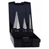 Image de Exact 05332 HSS Step drill bit set 3-piece 6 - 30 mm, 4 - 20 mm, 4 - 12 mm Triangular shank 1 Set