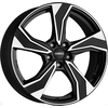 Image de Jantes en alliage DEZENT KB dark 6.5x16 5x114.3 ET 46 NOIR/POLISÉ