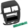 Image de Adnauto - Support Autoradio 2 Din Compatible Avec Mitsubishi Asx 10-14 Avec Vide Poche - Noir