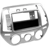 Image de Adnauto - Support Autoradio Compatible Avec Hyundai I20 Avec Vide Poche - Argent