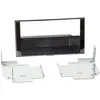 Image de Adnauto - Support Autoradio Compatible Avec Nissan Micra Note Vide Poche Noir Brillant