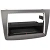 Image de Adnauto - Facade Autoradio Compatible Avec Alfa Romeo Mito 955 Avec Vide Poche Induction Qi Argent