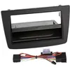 Image de Kermi - Facade Autoradio 2din Compatible Avec Alfa Romeo Mito Ap08 Avec Vide Poche Induction Qi Noir