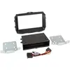 Image de Kit Support Avec Vide Poche Induction Qi Compatible Avec Alfa Romeo Giulietta - Noir