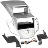 Image de Facade Autoradio 2din Compatible Avec Ford Fiesta 08-13 Avec Ecran Vide Poche Induction Qi Argent