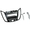 Image de Facade Autoradio 2din Compatible Avec Ford C-max Ap10 Avec Vide Poche Induction Qi Noir Brillant