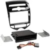 Image de Facade 2din Compatible Avec Hyundai Ix20 Ap10 Vide Poche Induction Qi Noir Brillant Clim